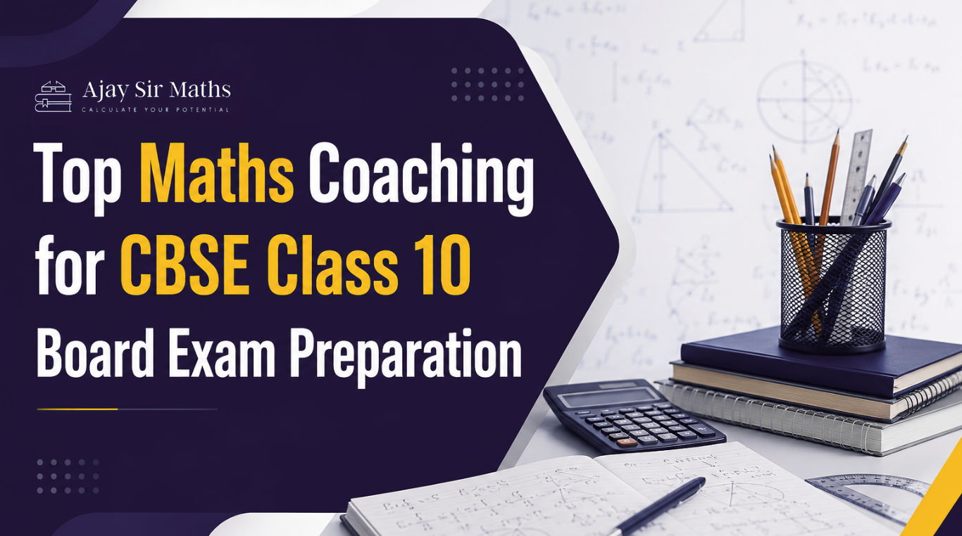 CBSE Class 10 Maths Coaching — Score 90+ with Ajay Sir